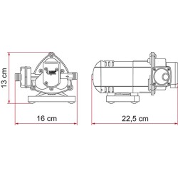 Pompe FIAMMA AQUA 8 12V - 10L - 01216B01-