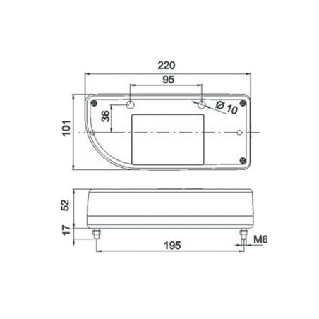 Feu multifonction 821 DX
