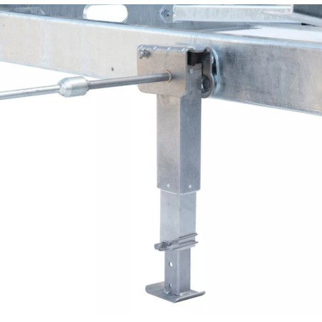 Pieds de support AL-KO ClickFix, manivelle manuelle