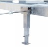 Pieds de support AL-KO ClickFix, manivelle manuelle