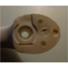 Maniglia ingresso 205 mm bianca plastica morbida
