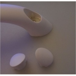 Maniglia ingresso 205 mm bianca plastica morbida