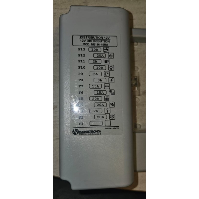 1764.196.02 NORDELETTRONICA NE196_16RA shunt porte-fusible - RAPIDO