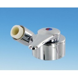 Automatic chromed plastic shower mixer