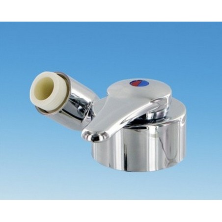 Verchromter automatischer Duschmixer aus Kunststoff – ohne Handdusche mit Schlauch