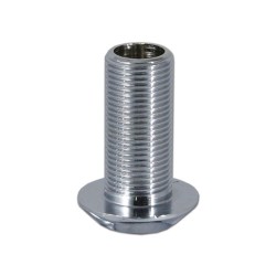 Linker Wasserhahn aus Messing ELKA CHROME Chrom-Klappauslauf