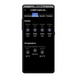 Batería de litio LiFePo4 con celda prismática compacta KL5 100Ah BMS INTEGRADO y BLUETOOTH - KOONEKT