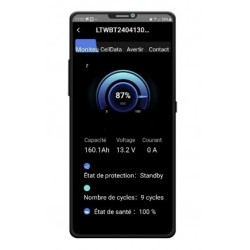 Batería de litio LiFePo4 con celda prismática compacta KL5 de 150 Ah, BMS INTEGRADO y BLUETOOTH – KOONEKT