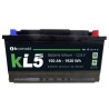 Batteria al litio LiFePo4 con cella Prismatica compatta KL5 150Ah BMS INTEGRATO e BLUETOOTH – KOONEKT