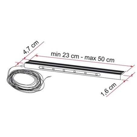 Escalón de LED Fiamma - 98655-886