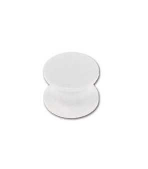 Bouton blanc x verrou à pression
