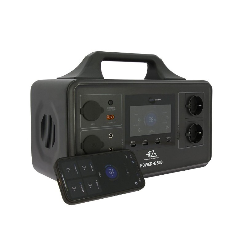 Power Station Power EZA E 500 – POWER BANK LiFePO4 Technologie 4000+ Zyklen