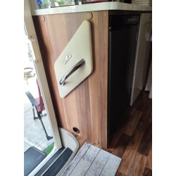 MANIGLIA DA INTERNI DI SALITA CAMPER IN METALLO CROMATA SENZA LED