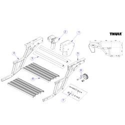 Moteur pas à pas double THULE 12 V 380 - 440 - 500 - 550 - 1500600416