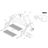 Moteur pas à pas double THULE 12 V 380 - 440 - 500 - 550 - 1500600416