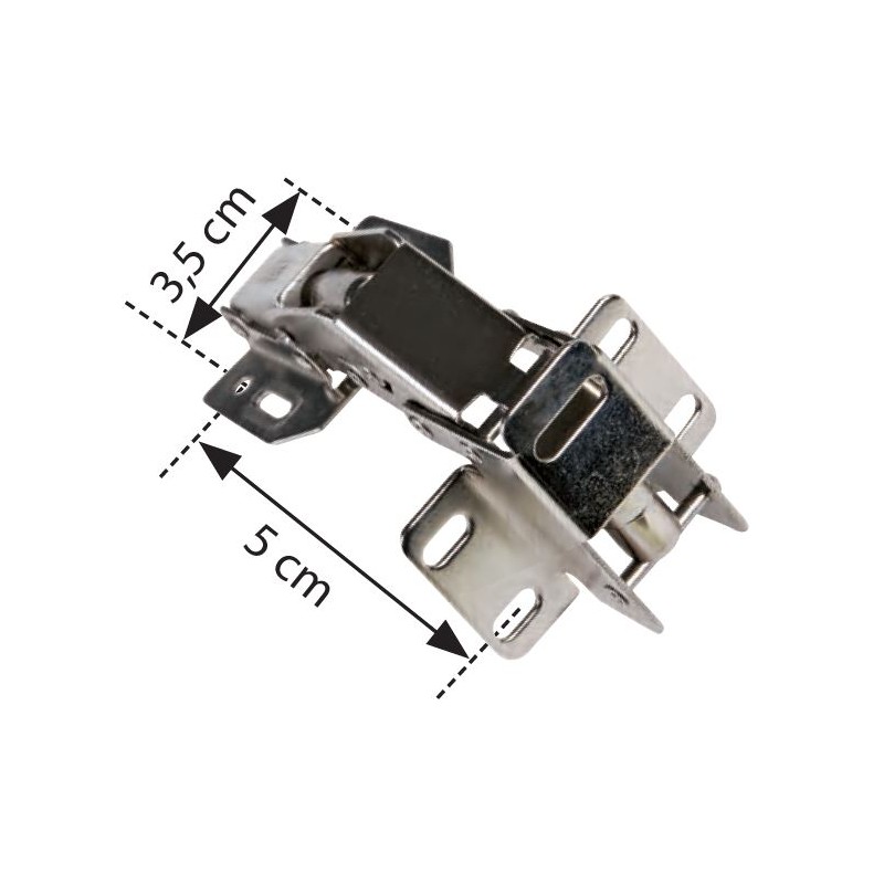 DGM 2859 GRANDE CHARNIÈRE DE PORTE POUR CADRE 35x50