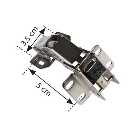 DGM 2859 GRANDE CHARNIÈRE DE PORTE POUR CADRE 35x50