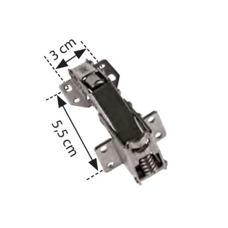 DGM HINGE DE PORTE 2837 PETIT 30x55