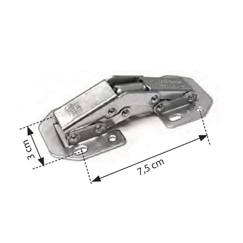 TGN MODELO 2000 MIGNON BISAGRA DE PUERTA 2842 - 30X75
