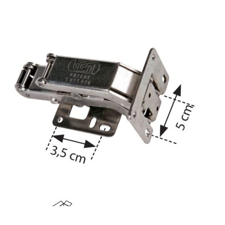 DGN BISAGRA DE PUERTA 2854 - 35X50