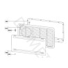 DOMETIC LS330 GRIGLIA DI VENTILAZIONE 438X278 BIANCA NCSS500-N - 289067500