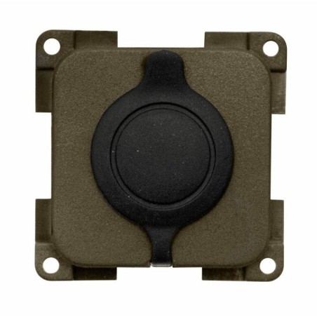 PRESA MP12AC-S 12V AUTO CON COPERCHIO MARRONE (TIPO ACCENDISIGARI) MODELLO STAGNO - 212918