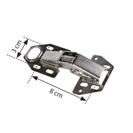 DGN BISAGRA DE PUERTA 2863 UN MUELLE 30X80