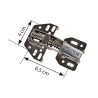 DGN CERNIERA PER ANTE 2856 DOPPIA MOLLA 2MM 40X65