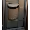 Poubelle complète RAL7035 pour porte CaraD-RF 1401 - SEA14010901
