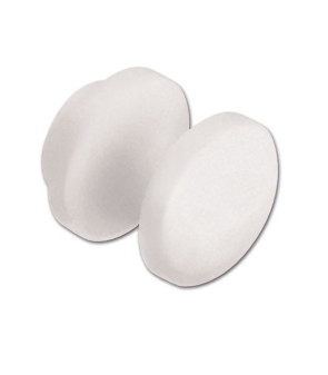 White mini button x pus lock