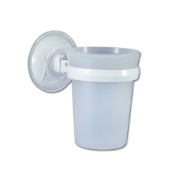 SUCTION CUP TOOTHBRUSH HOLDER