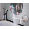 SUCTION CUP TOOTHBRUSH HOLDER
