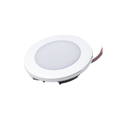 BARTOLACCI - FOCO EMPOTRADO HT 251 – MODELO CROMADO CON 6 LEDs, potencia 2W lumen 4000K