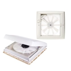 THULE VENT 12V PORTHOLE - 40X40CM WHITE MOTORIZED ROLLER BLIND