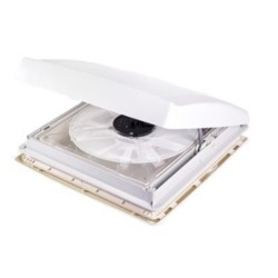 THULE VENT 12V PORTHOLE - 40X40CM WHITE MOTORIZED ROLLER BLIND