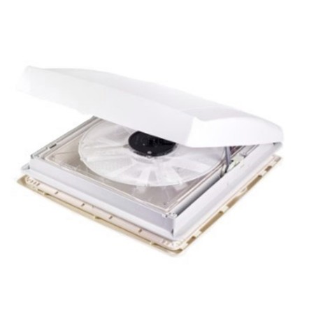 THULE VENT 12V HUBLOT - 40X40CM BLANC STORE MOTORISÉ