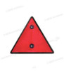 CATADIOTTRO TRIANGOLO 2 FORI FISSAGGIO ROSSO 155x135