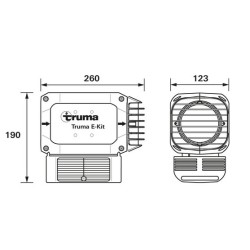 KIT ELÉCTRICO/GAS ADICIONAL PARA ESTUFAS TRUMA VARIOHEAT 900/1800 W - 39200-01