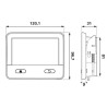Unità di controllo Truma iNet X Panel Display a colori da 4,3", comando touchscreen - 36414-01