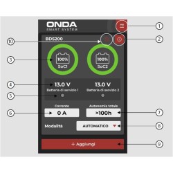 Sélecteur automatique de batterie également Lithium CBE BDS-200 DUO SYSTEM 402182 BlueTooth