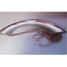 CHROME METAL INTERIOR CAMPER ENTRY HANDLE WITH LED