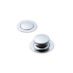 BALDACCI KIT AS238R MANIGLIA TONDA MINI IN ABS CROMO LUCIDO