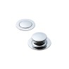 BALDACCI KIT AS238R MANIGLIA TONDA MINI IN ABS CROMO LUCIDO
