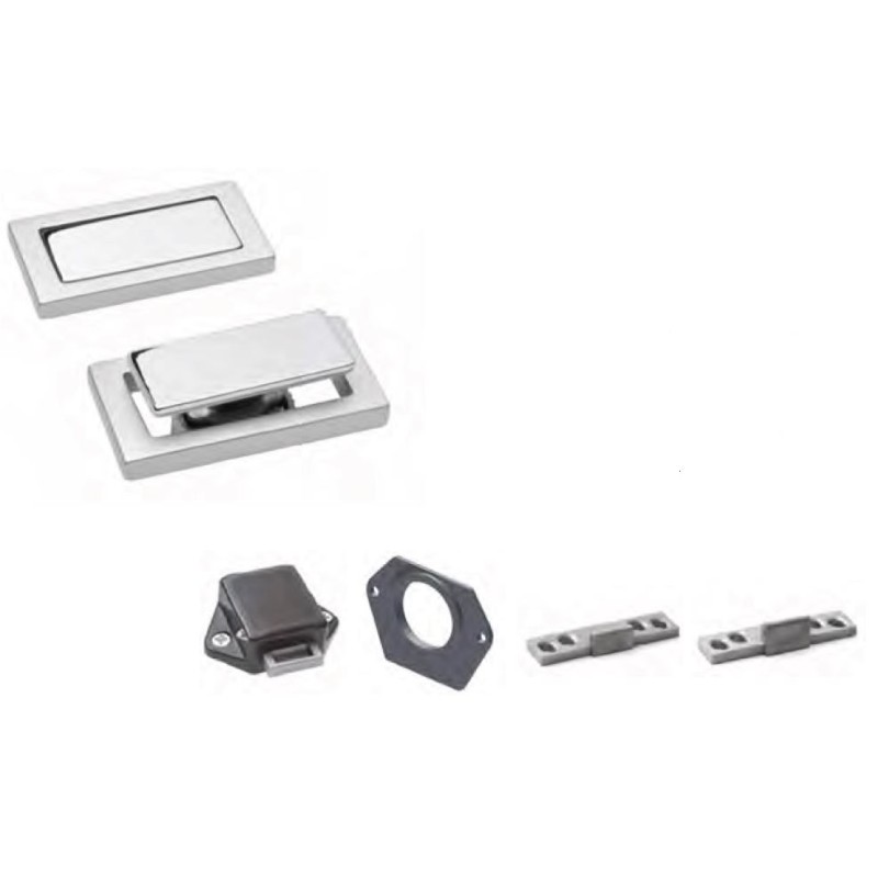 BALDACCI KIT V1445 ZAMAK TIRADOR MINI CROMO PULIDO