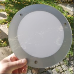 54LED 3000K LED ROUND PAVILION 250MM*11MM, WITH ROUND CONNECTORS