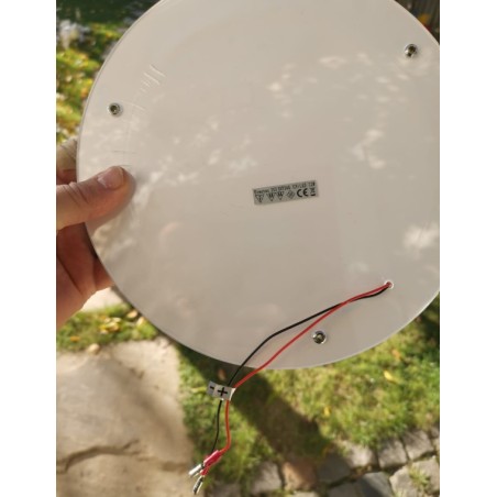 54LED 3000K LED ROUND PAVILION 250MM*11MM, WITH ROUND CONNECTORS