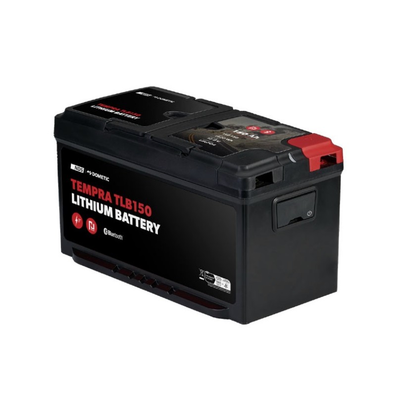 TEMPRA BATTERIE LIFEPO4 12V-150Ah 341x192x176H