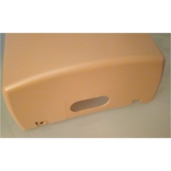 PAPELERA MARRÓN RAL1019 DE 20 LITROS PARA PUERTA HARTAL