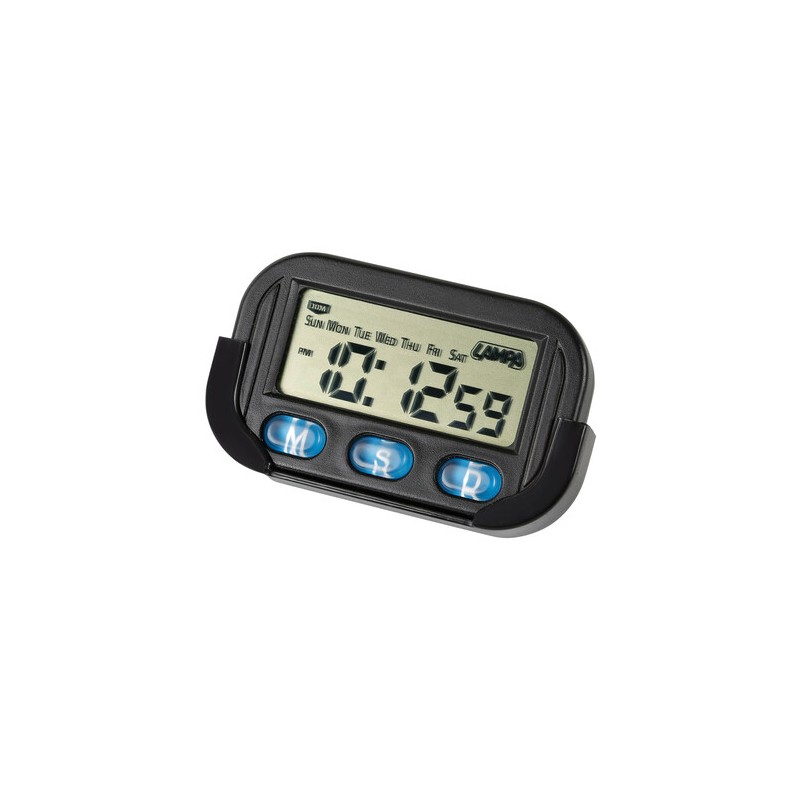 Digital clock 12V sticker large characters