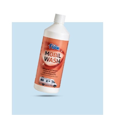FLOW MOBIL WASH 1 LITRO DETERGENTE LAVAGGIO ESTERNO CAMPER E TENDALINI IN PVC
